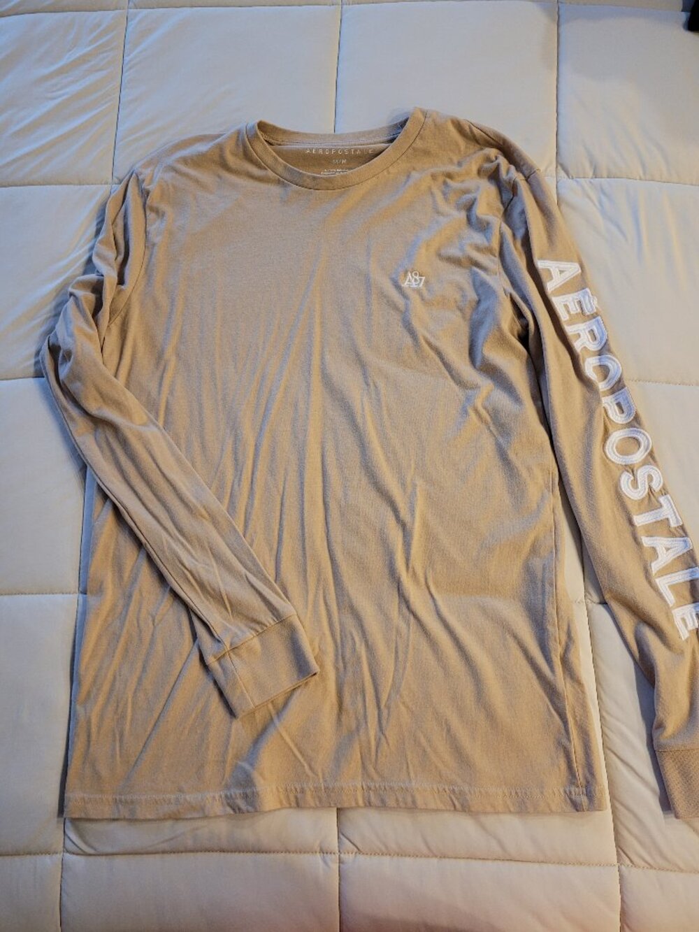 Aeropostale Beige Long Sleeve